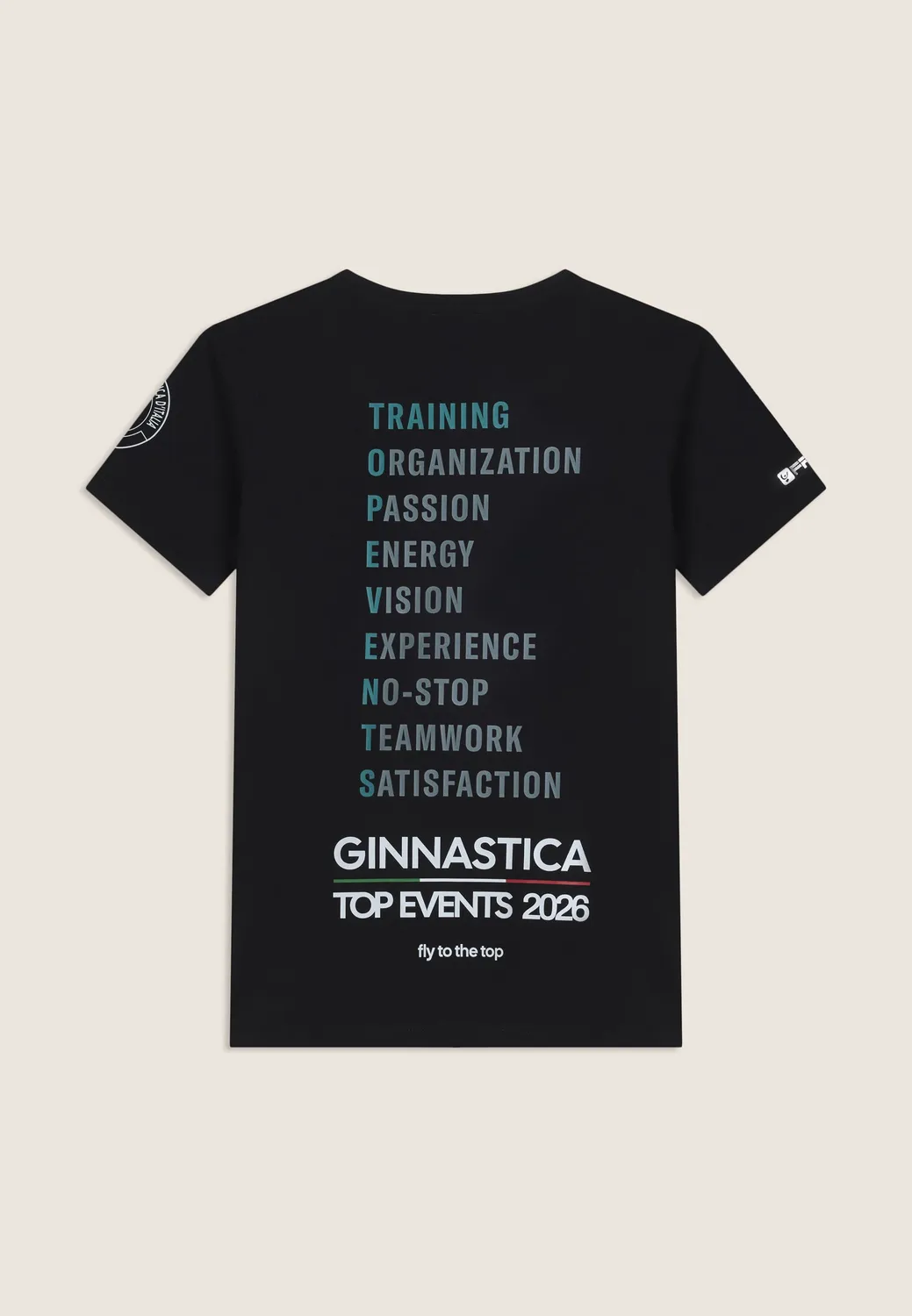 Freddy FGI Top Events 2026 T-Shirt Schwarz Baumwolle