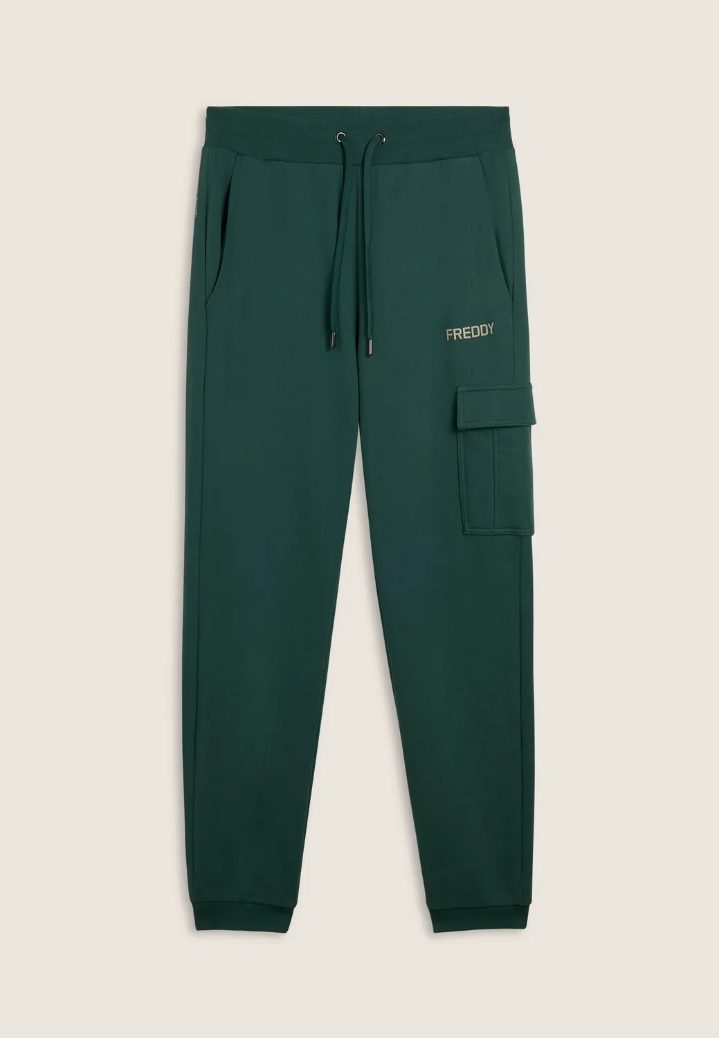 Freddy Cargo-Sweathose Herren Blau Baumwolle Beintasche