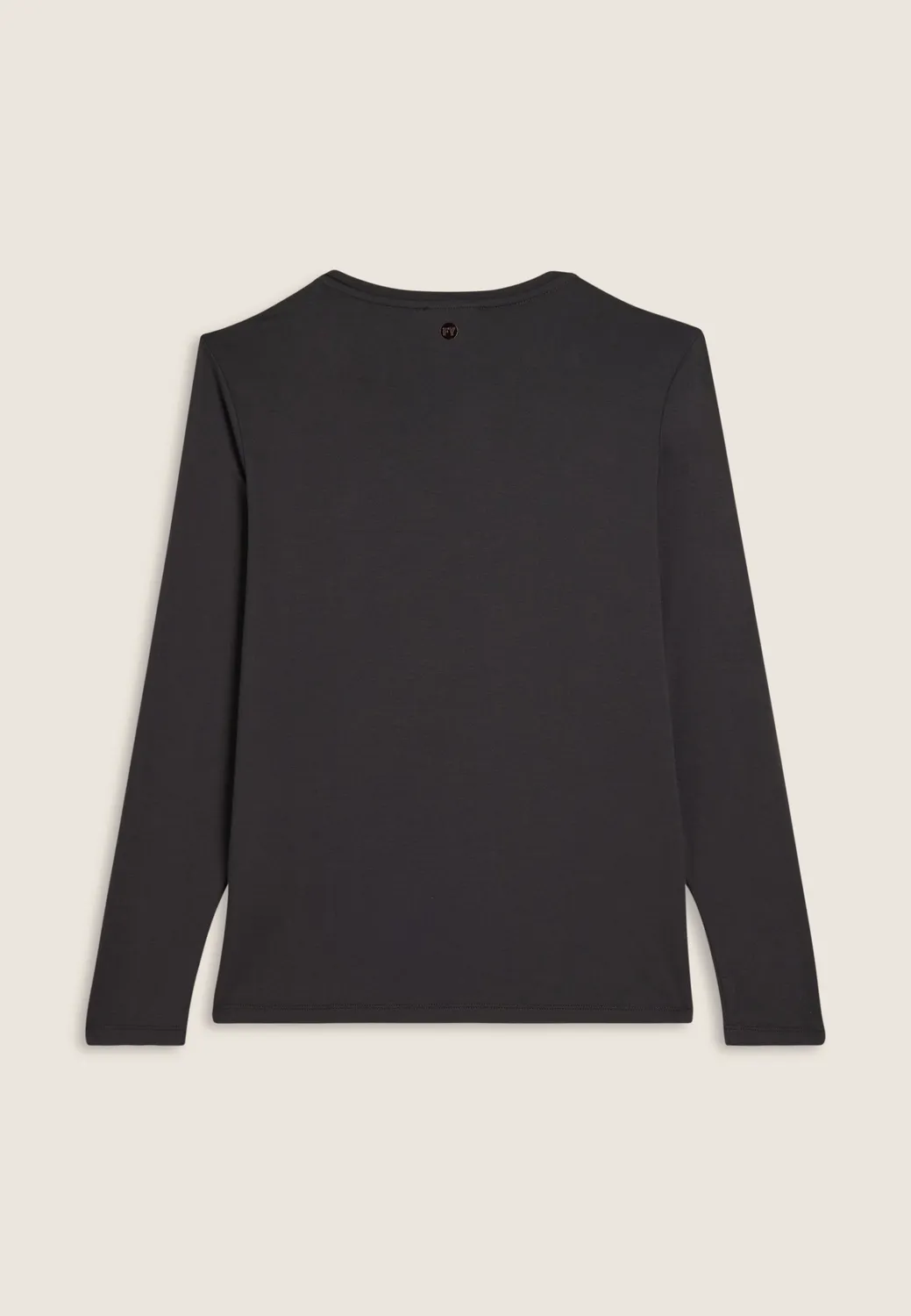 Freddy Here and Now Langarmshirt Nero Strass