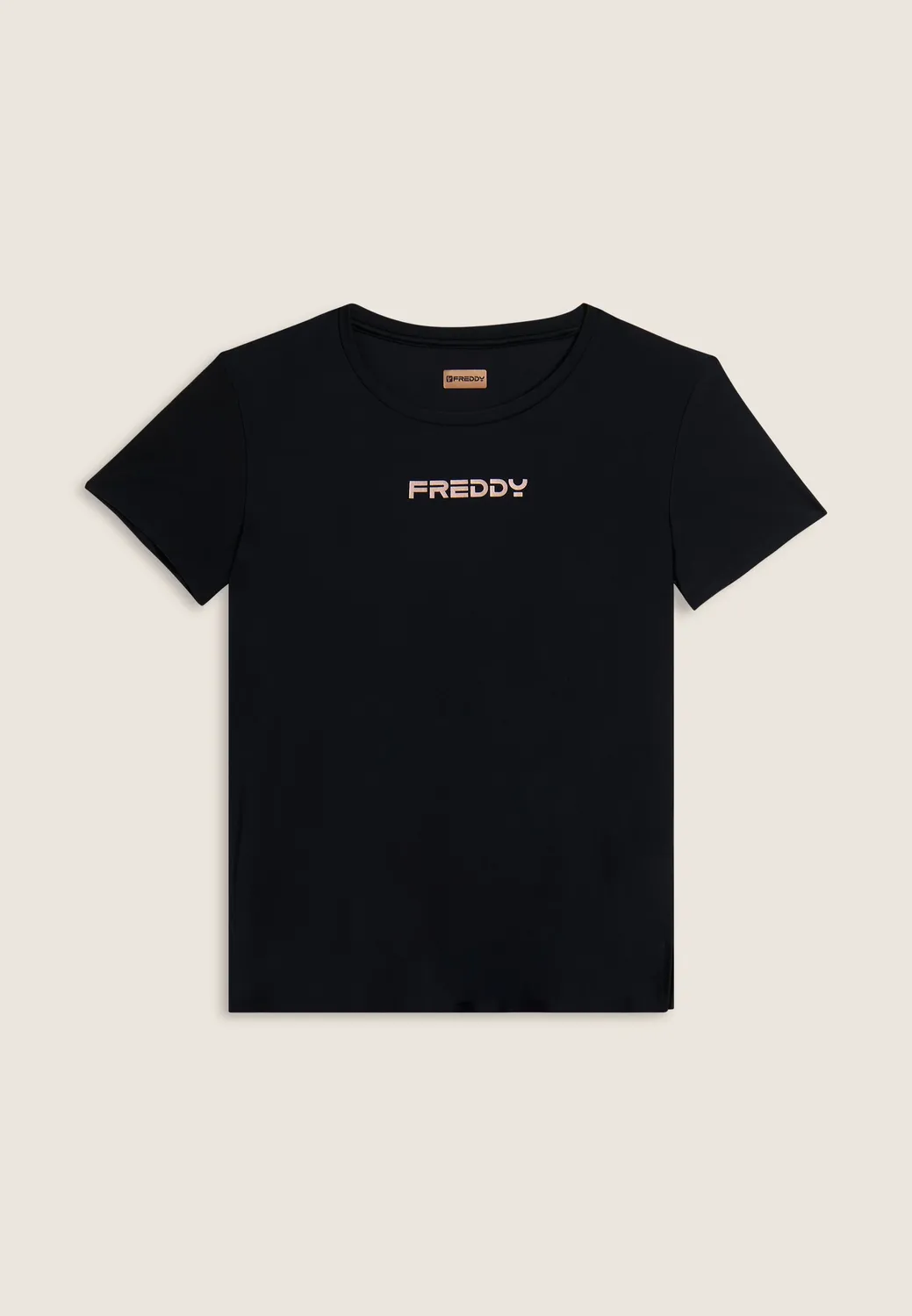 Freddy T-Shirt Regular Navy Peony Seitenschlitz