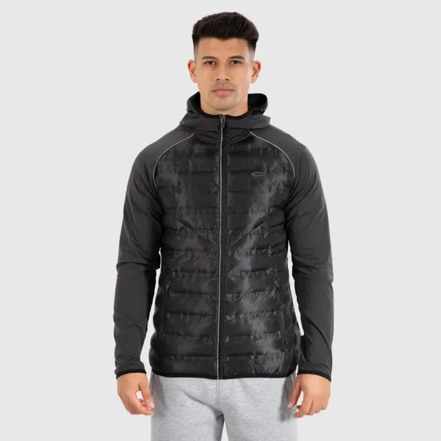 Smilodox Zeyn Matteo Outdoorjacke Schwarz mit Kapuze