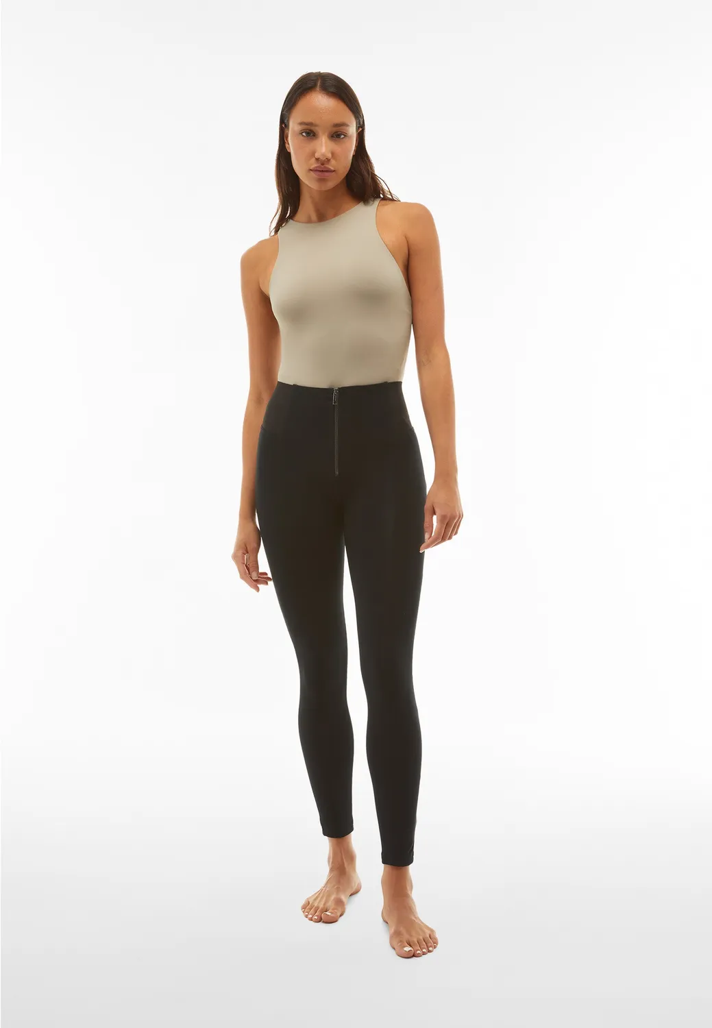 Freddy WR.UP Push-up Hose Schwarz High Waist Jersey