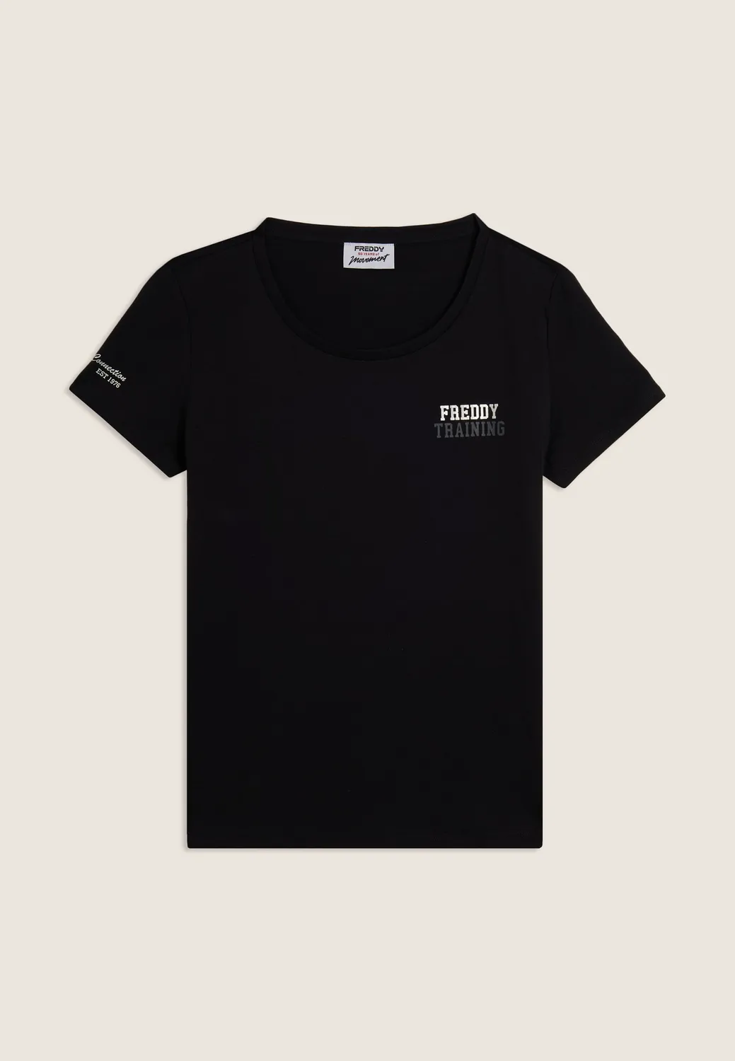 Freddy Training T-Shirt Regular Raspberry Glitter-Print