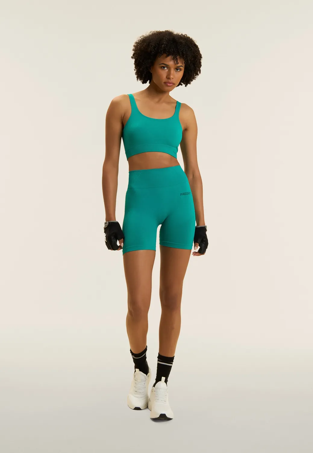 Freddy Seamless kurze Leggings hoher Bund blickdicht
