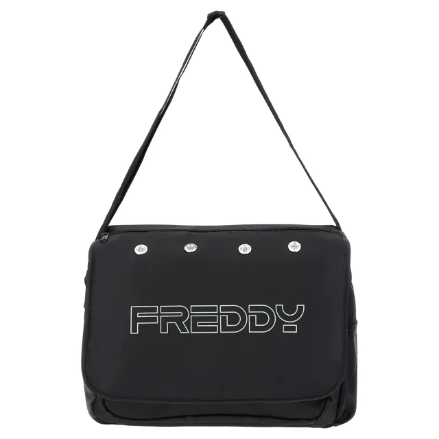 Freddy Messenger Umhängetasche Nylon Schwarz Maxi-Logo