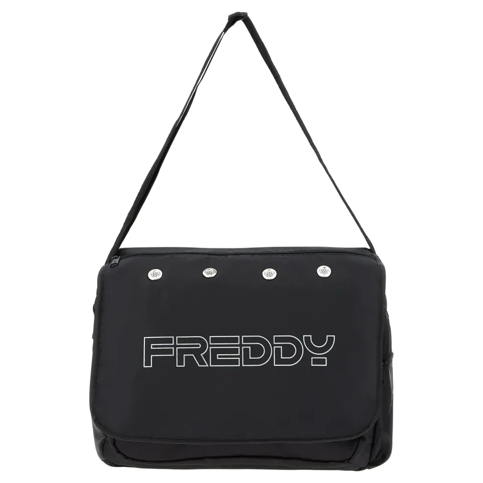 Freddy Messenger Umhängetasche Nylon Schwarz Maxi-Logo