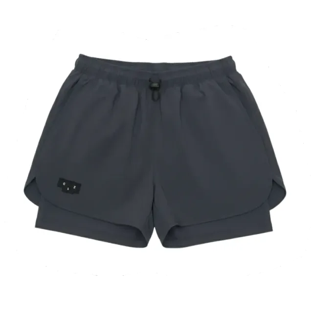 UNNA Flow Shorts 3" Laufshorts Blue Grey leicht