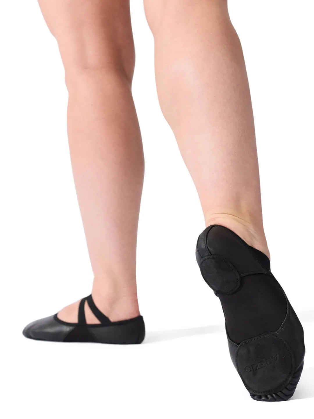 Capezio Hanami 2038W Ballettschläppchen Schwarz Leder