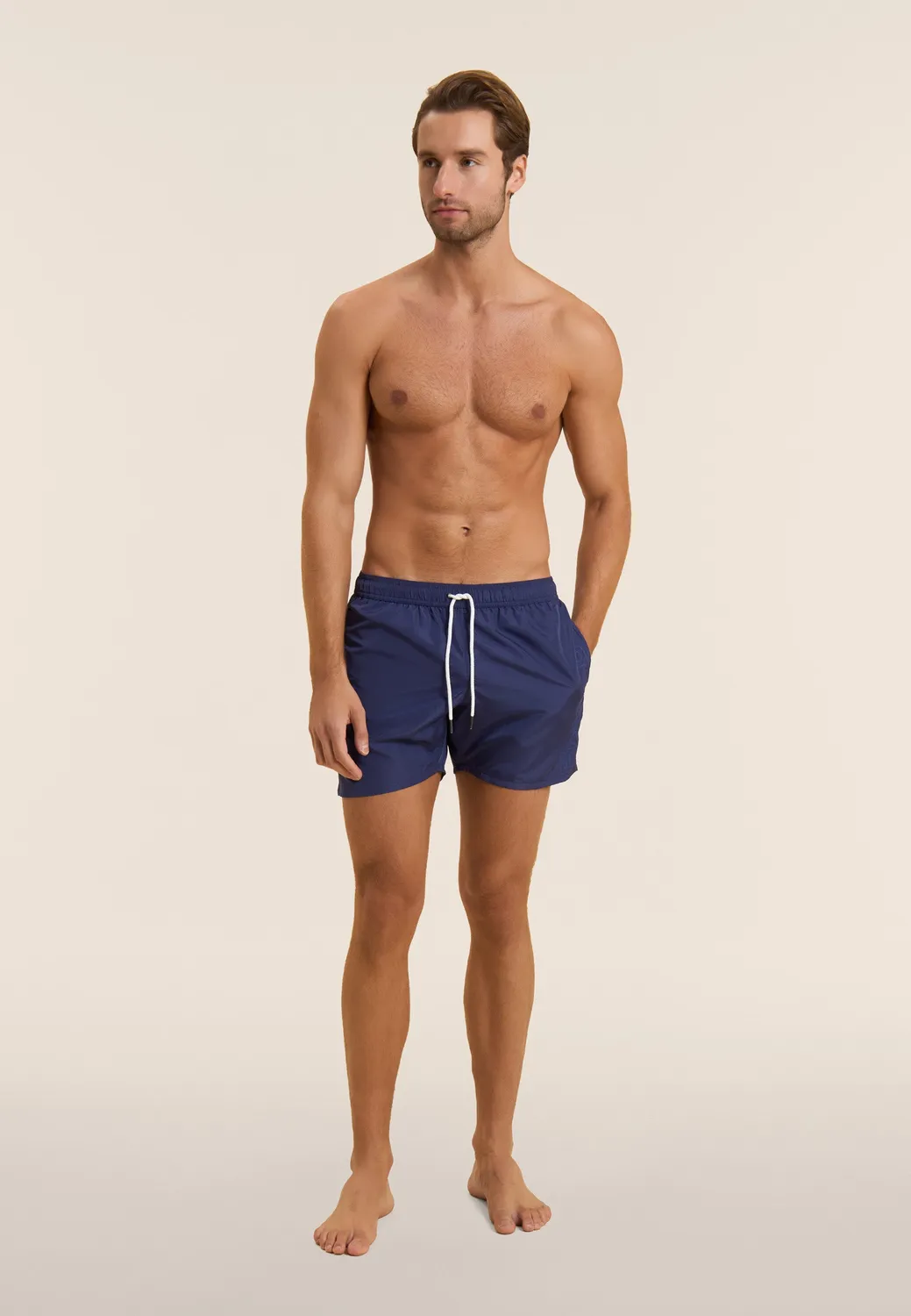 Freddy Badehose Herren Bermuda Navy mit Taschen