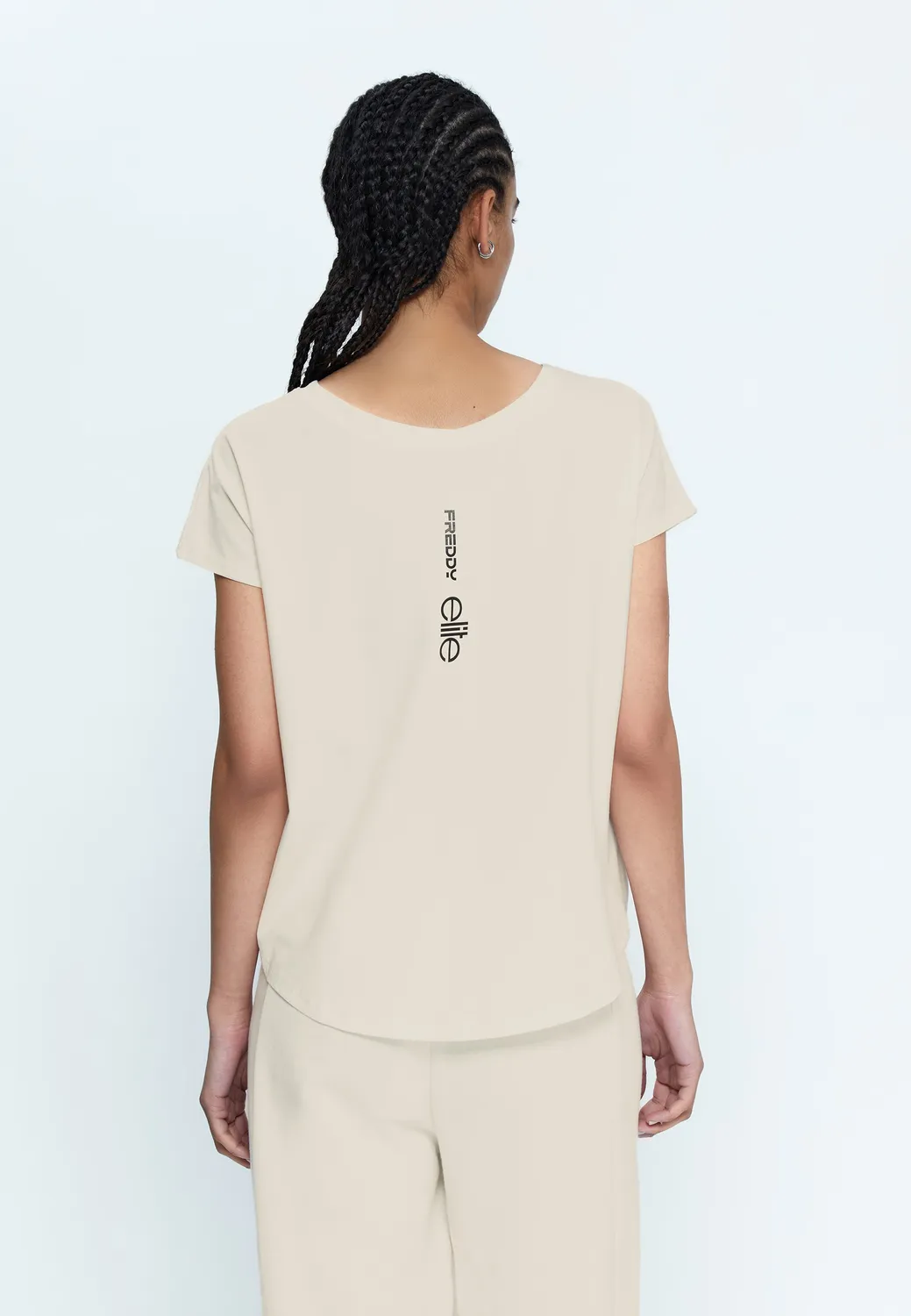 Freddy Elite T-Shirt Crystal Gray beidseitig