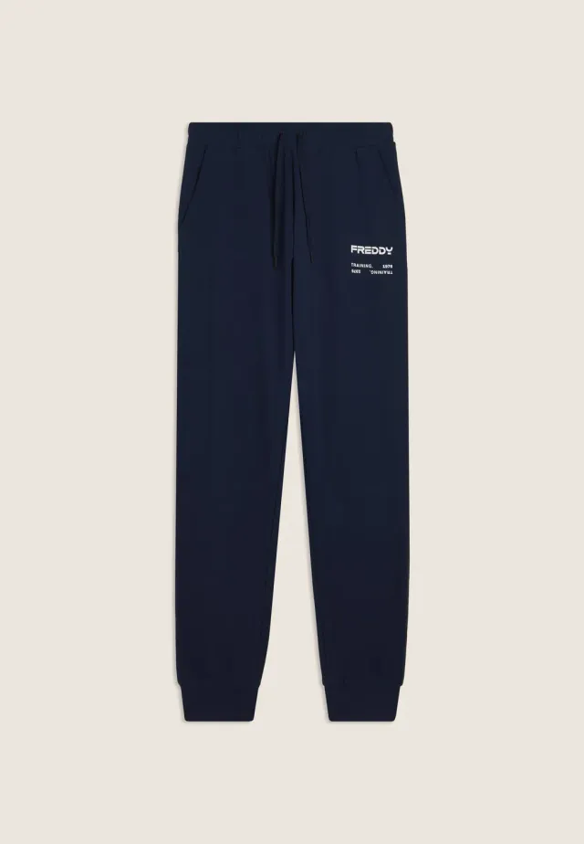 Freddy Sporthose Herren Pageant Blue French Terry Regular