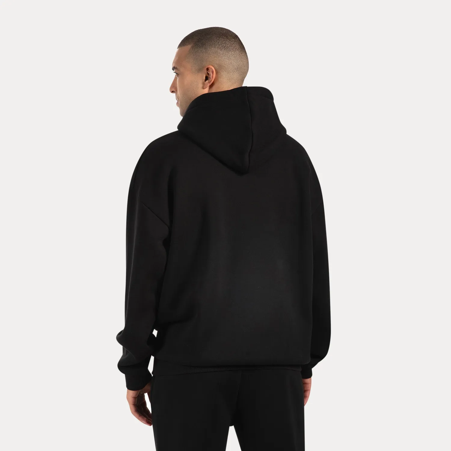 Smilodox Kayson Hoodie Schwarz Herren Oversize