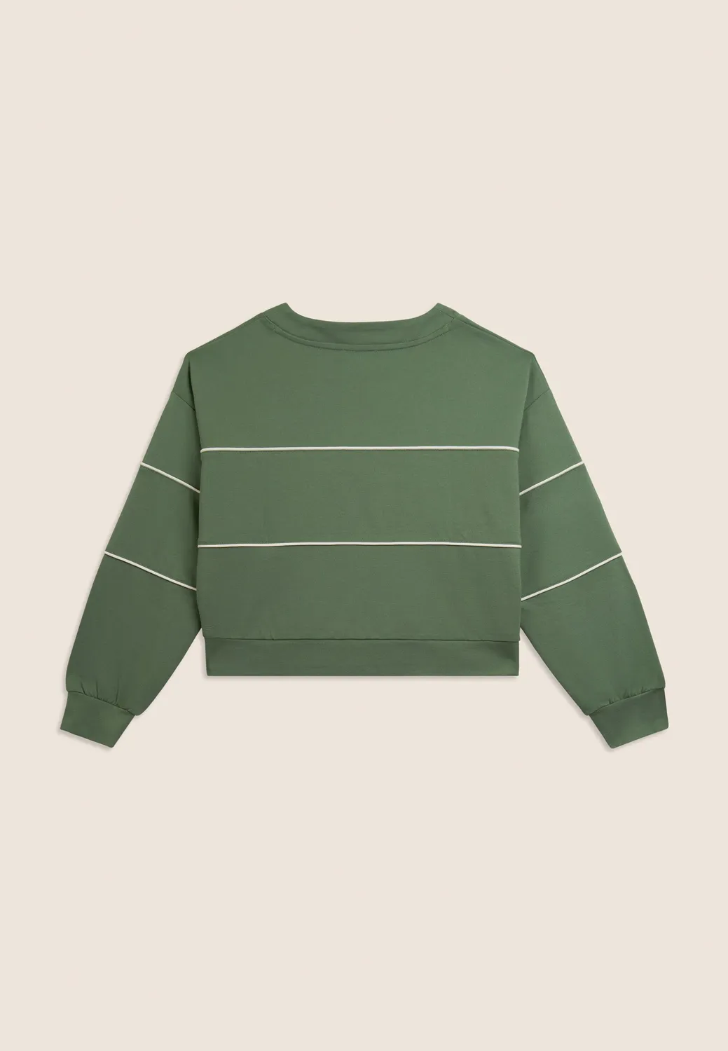 Freddy Cropped Sweatshirt Comfort Fit Peacoat Sticklogo