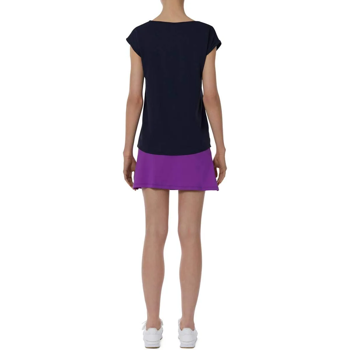 Sportkind Basic Skort Tennisrock Violett Gr. 164 blickdicht