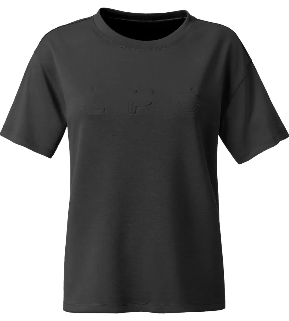 LPO Madlen T-Shirt Damen schwarz kastig