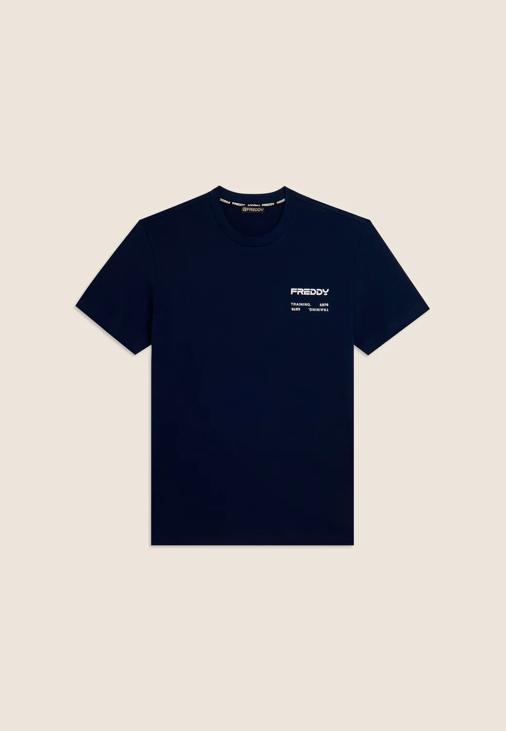 Freddy Logo T-Shirt Herren Pageant Blue Baumwolle
