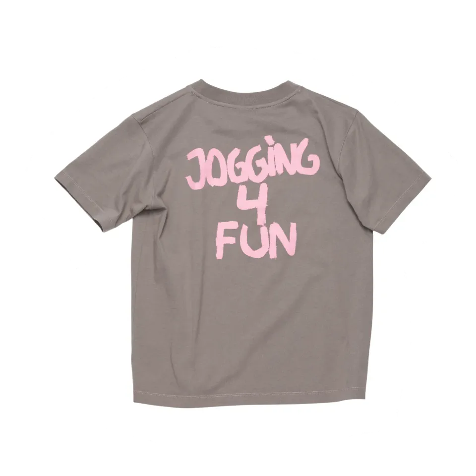 UNNA Jogging 4 Fun Tee W T-Shirt Steel Grey