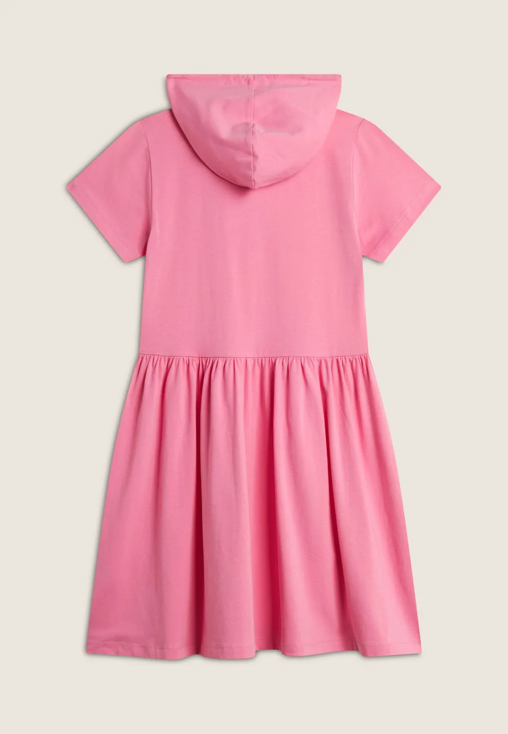 Freddy Kleid Mädchen Kapuze Baumwolle Rosa