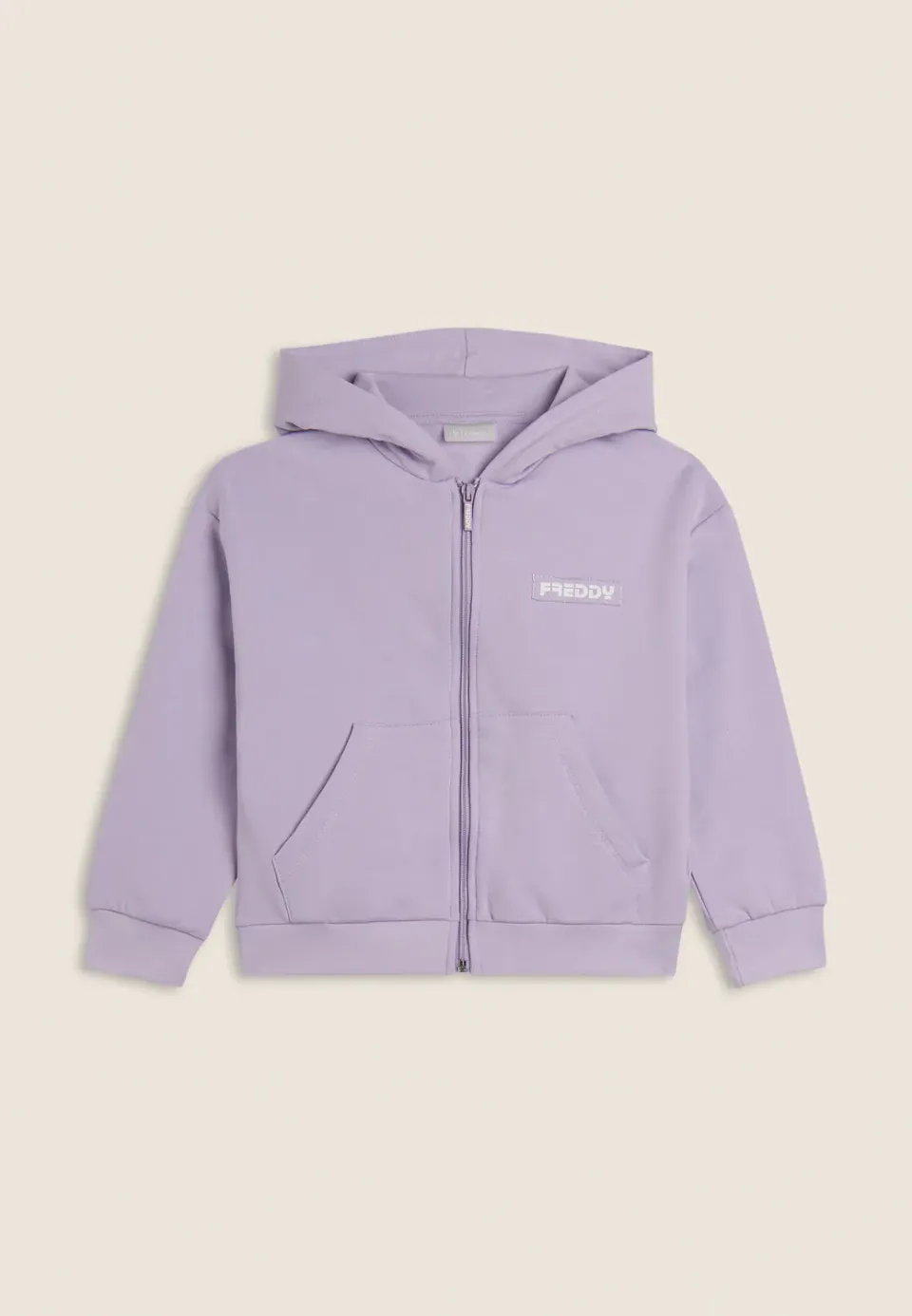 Freddy Kinder Hoodie Full-Zip Lila mit Kapuze