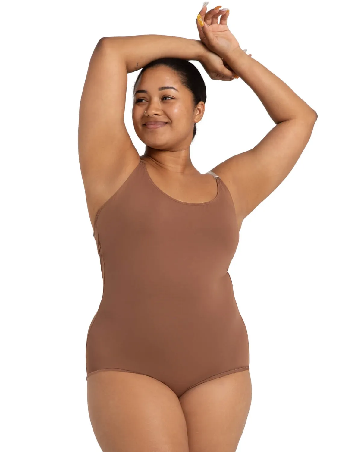 Capezio 3565D Ballettanzug Haut BraTek