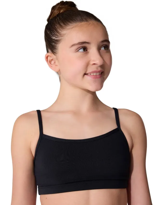 Capezio TB102C Bustier-Top Mädchen Schwarz verstellbar